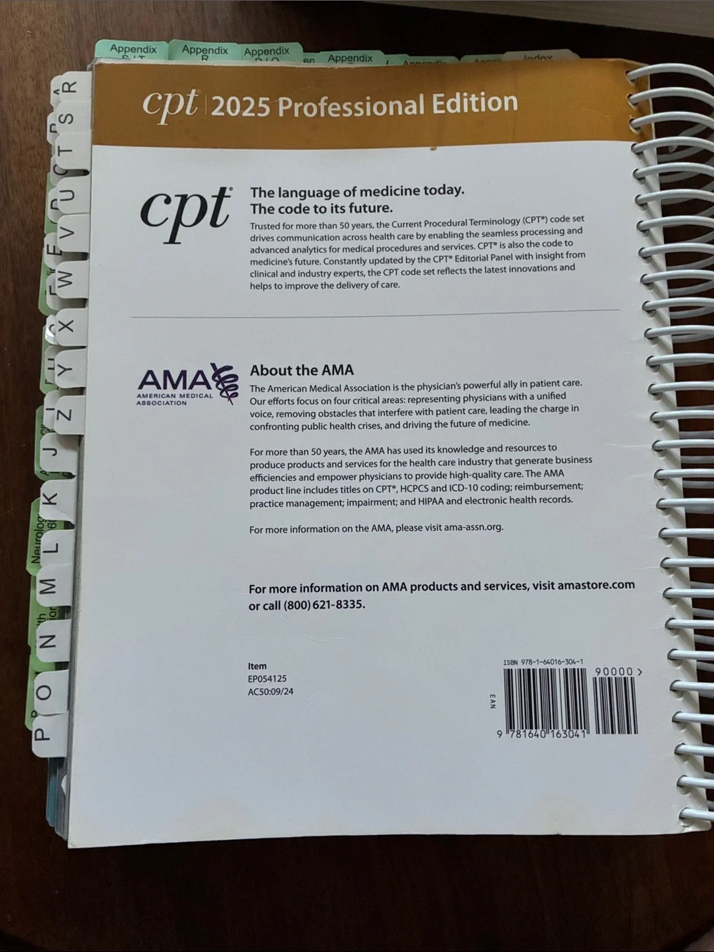 CPT 2025 Professional Edition Medical Coding Book
